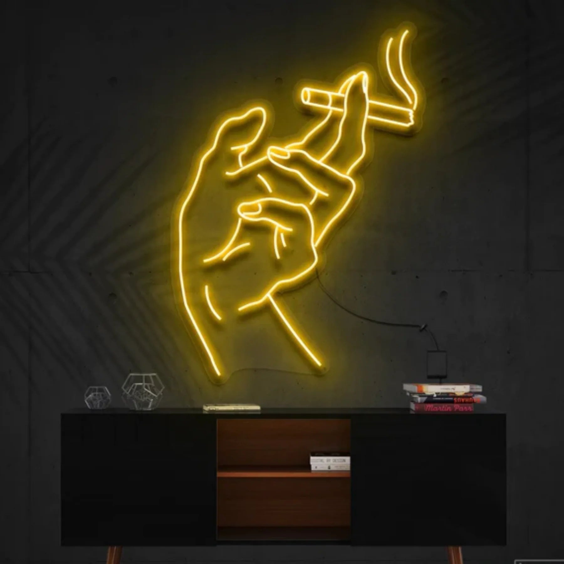 Raucher bekommt Neonkunst – Ihr persönliches Raucher-Paradies in Neon