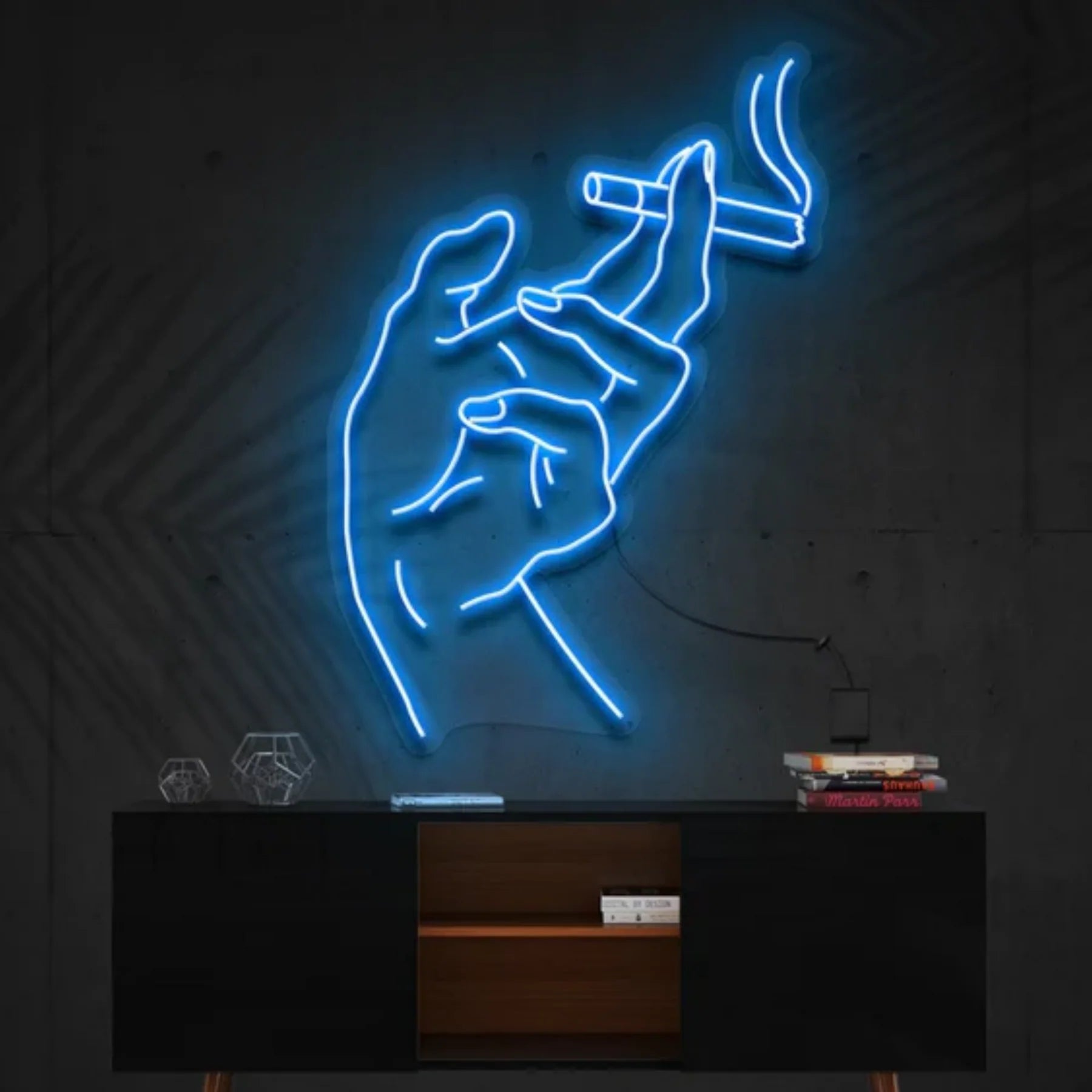Raucher bekommt Neonkunst – Ihr persönliches Raucher-Paradies in Neon