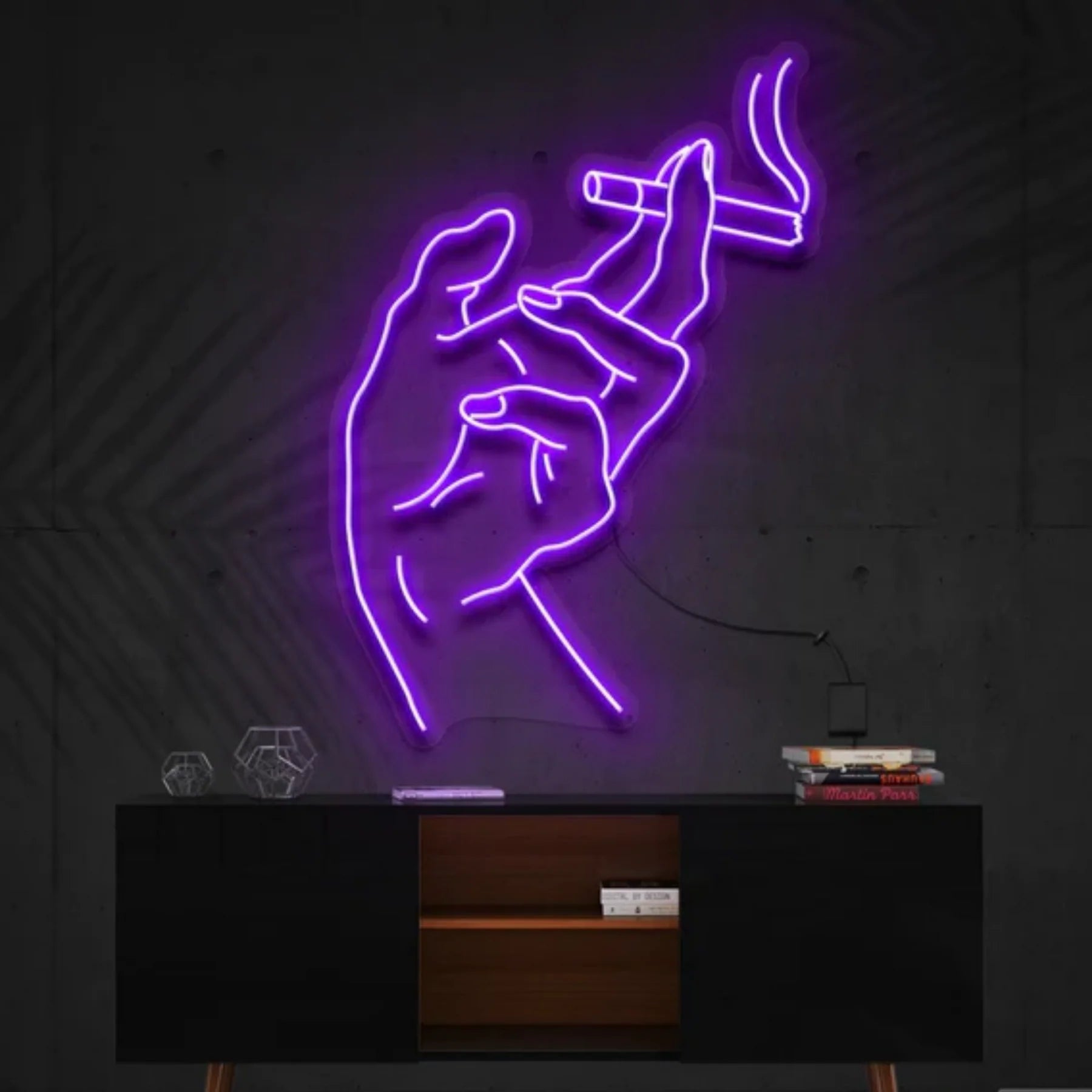 Raucher bekommt Neonkunst – Ihr persönliches Raucher-Paradies in Neon