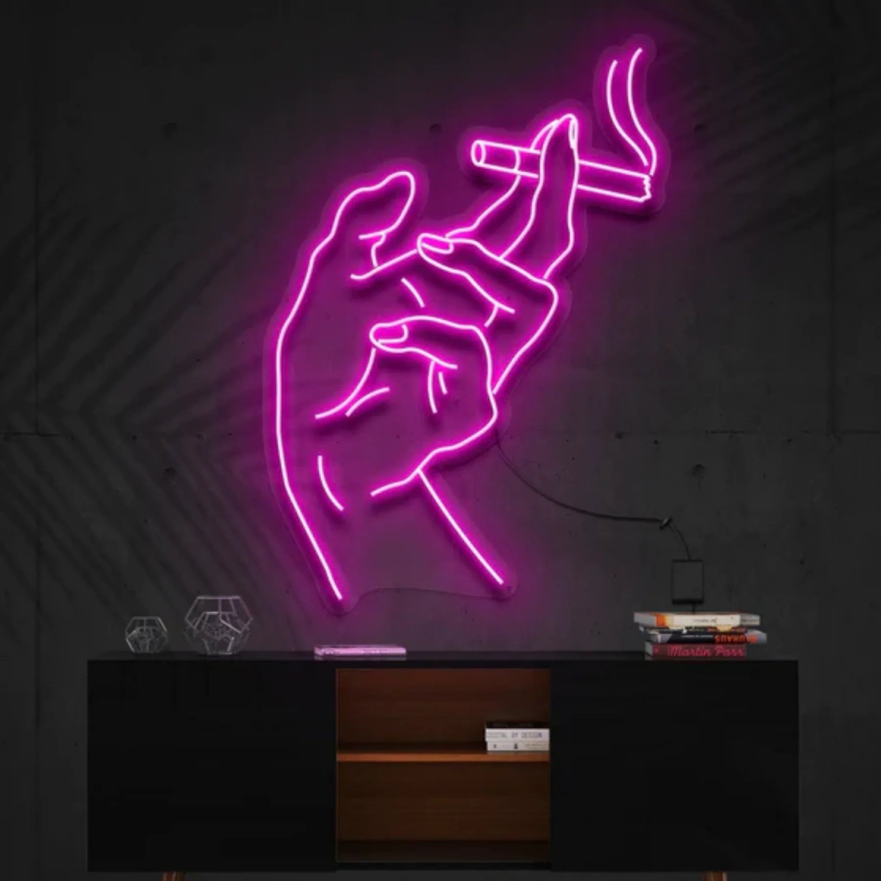 Raucher bekommt Neonkunst – Ihr persönliches Raucher-Paradies in Neon