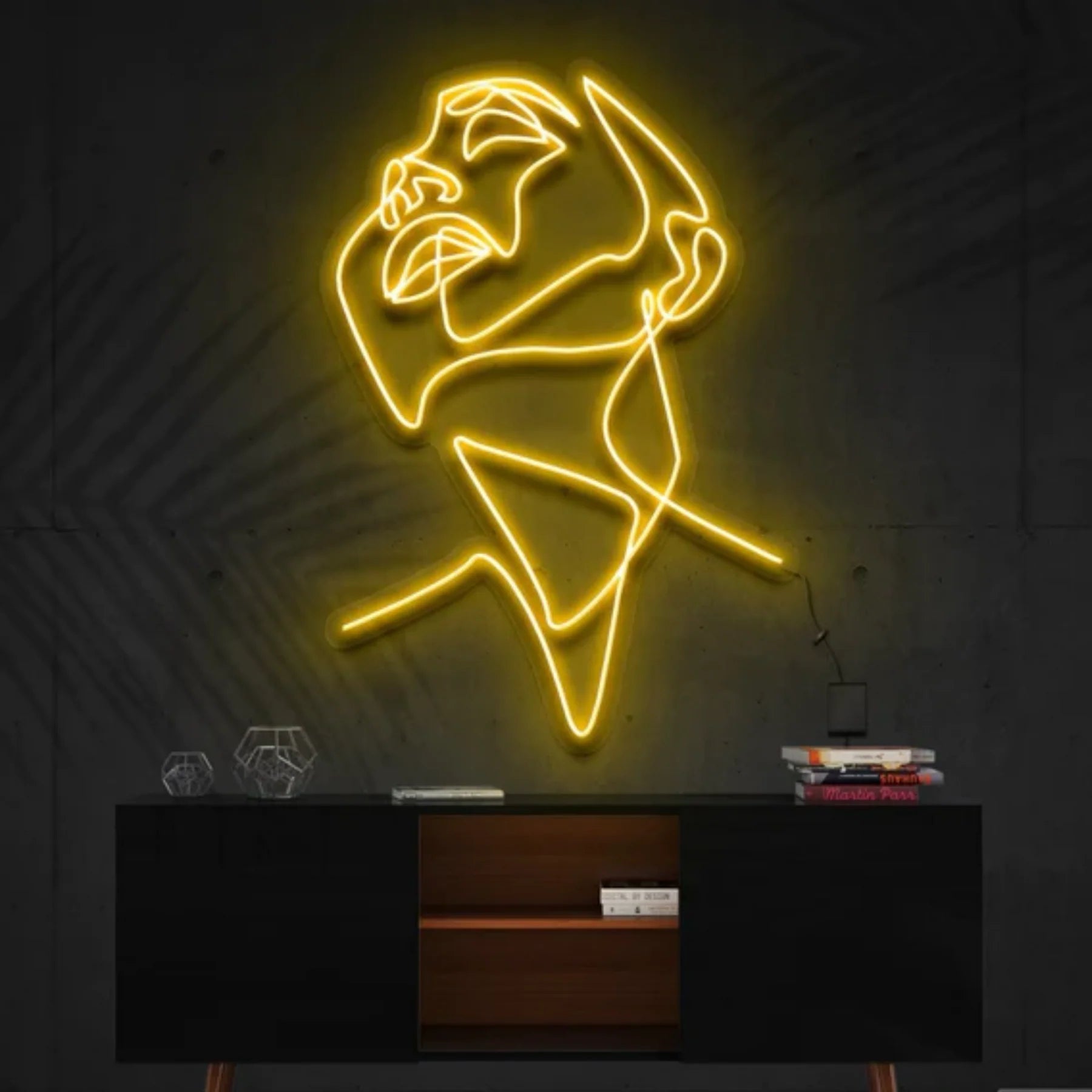 „Reine Ecstasy“ – Neonkunst – Ihr leuchtendes Symbol für pure Begeisterung