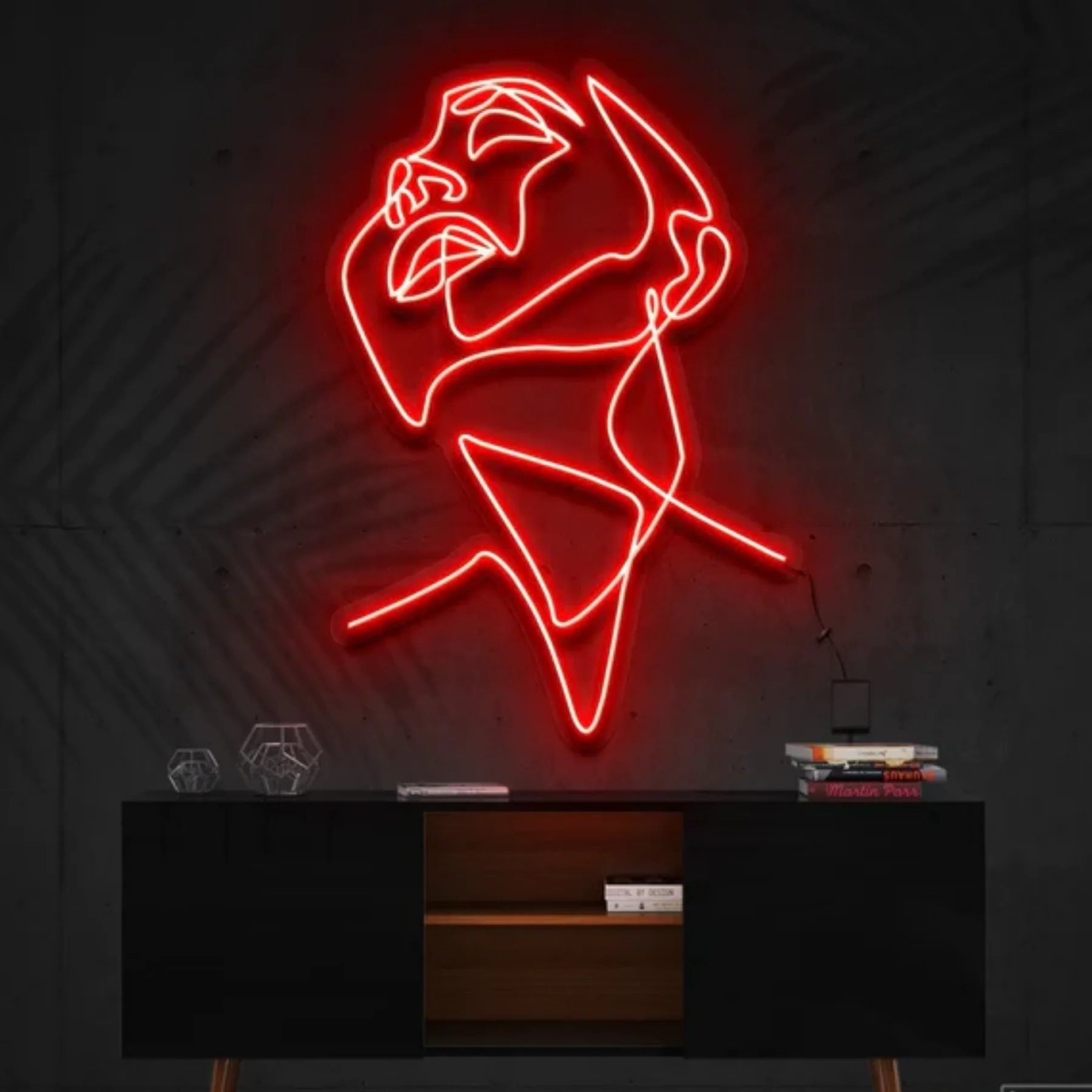„Reine Ecstasy“ – Neonkunst – Ihr leuchtendes Symbol für pure Begeisterung