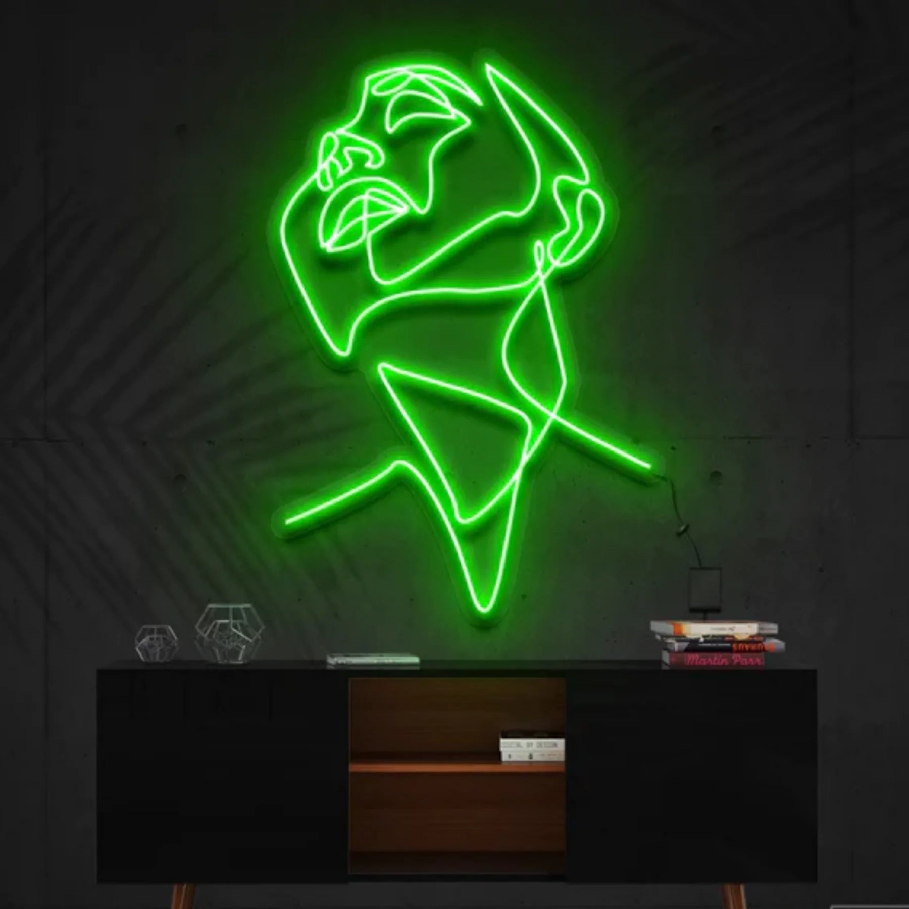„Reine Ecstasy“ – Neonkunst – Ihr leuchtendes Symbol für pure Begeisterung
