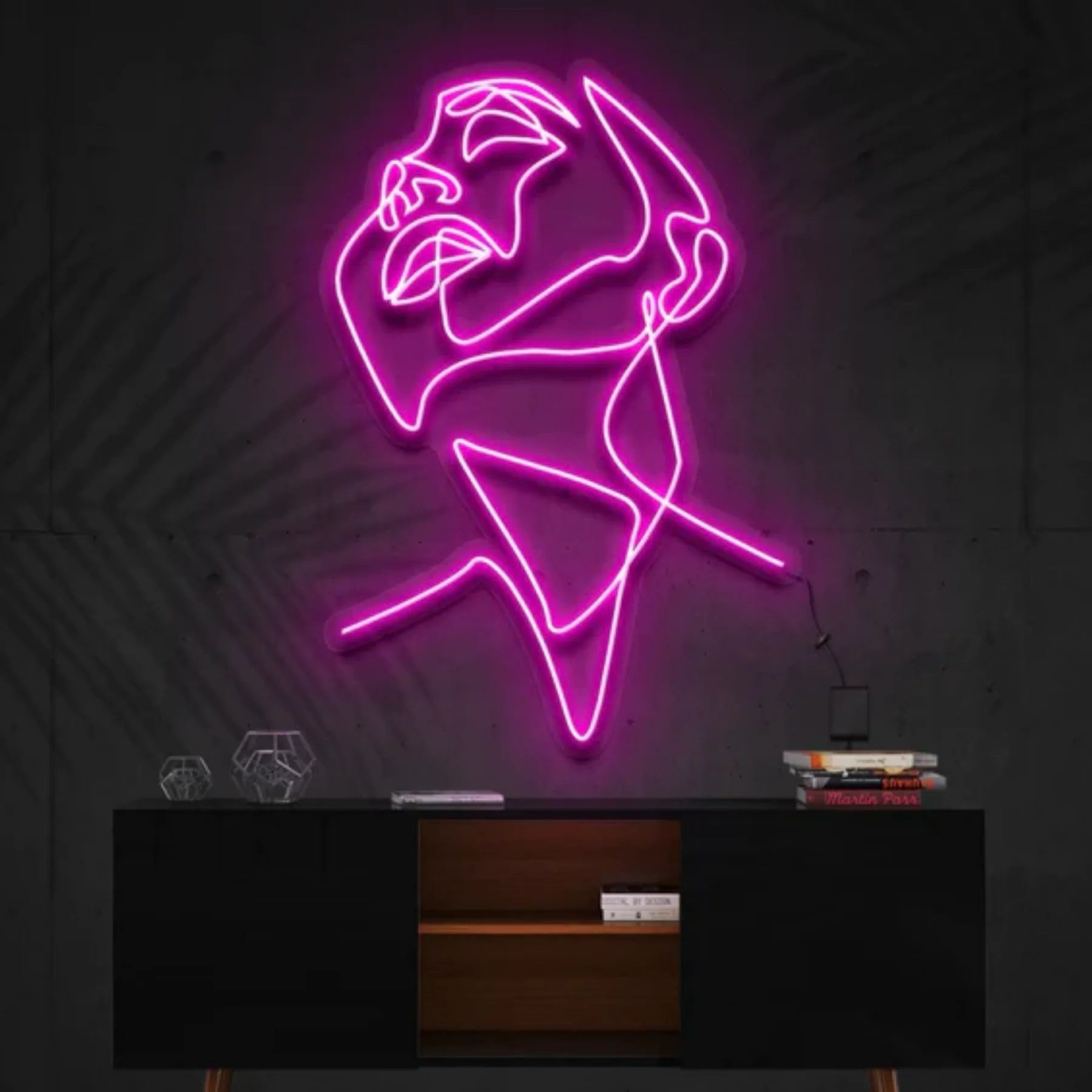 „Reine Ecstasy“ – Neonkunst – Ihr leuchtendes Symbol für pure Begeisterung