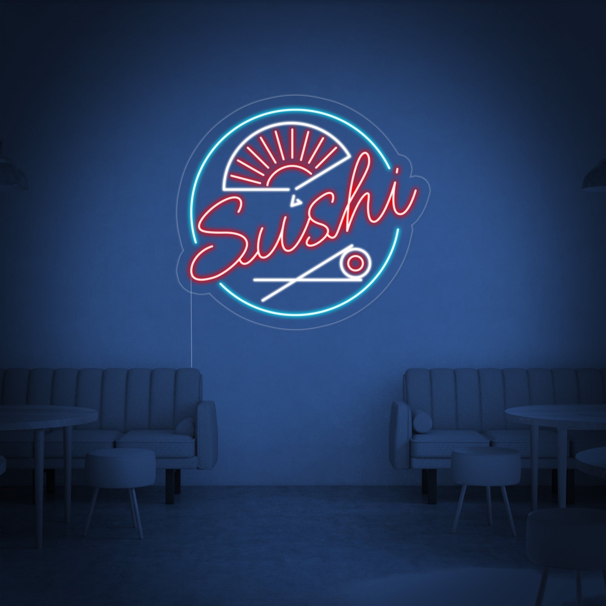 "Sushi" Neonschrift