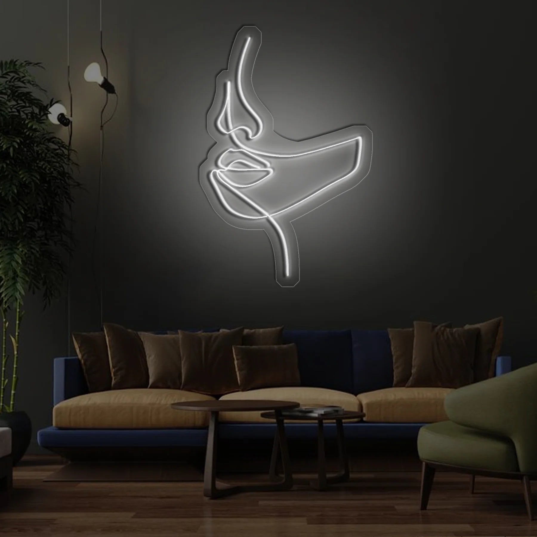 „Sehen Sie sich No Evil“ – Neonkunstwerke