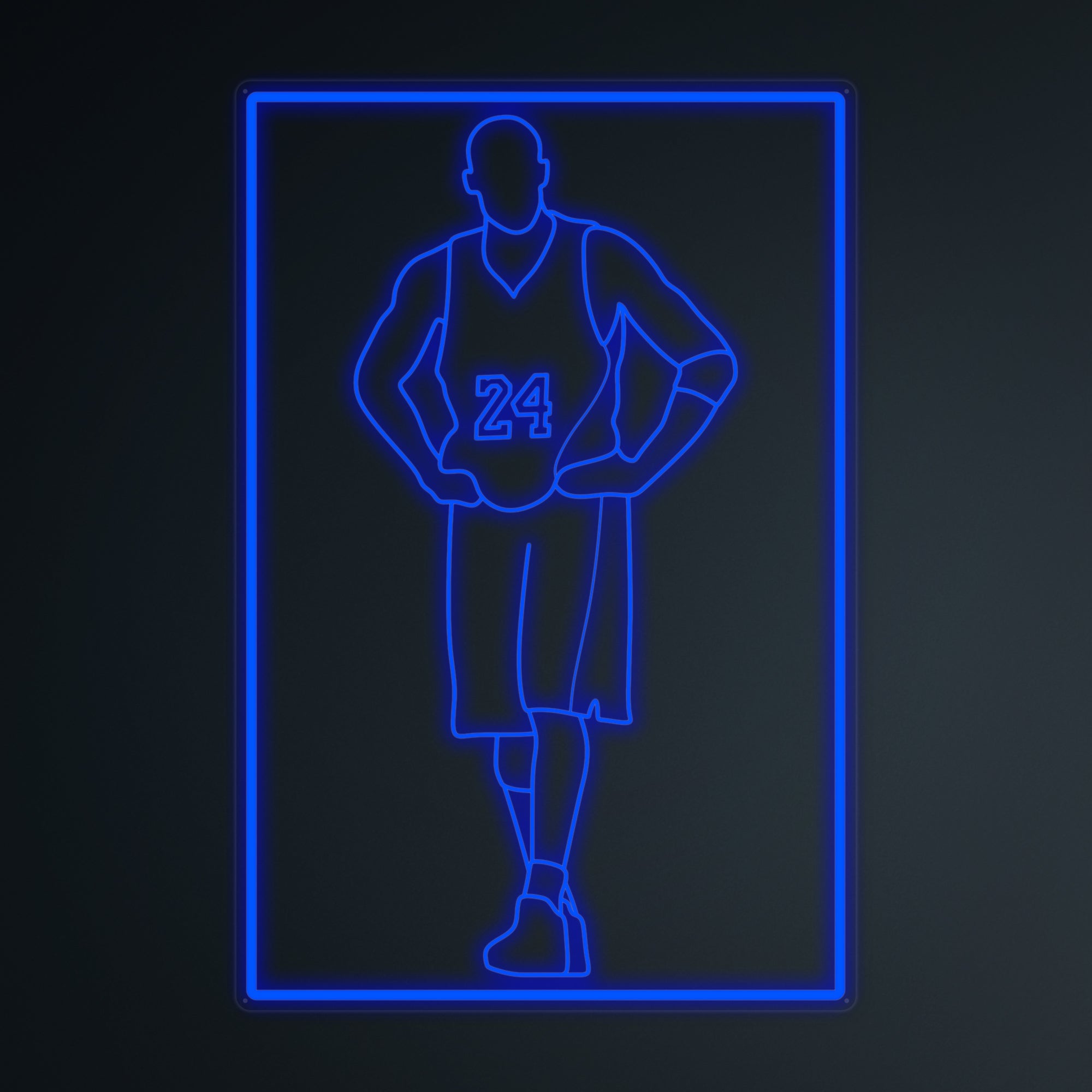 "Basketballspieler 24" Mini-Neonschild