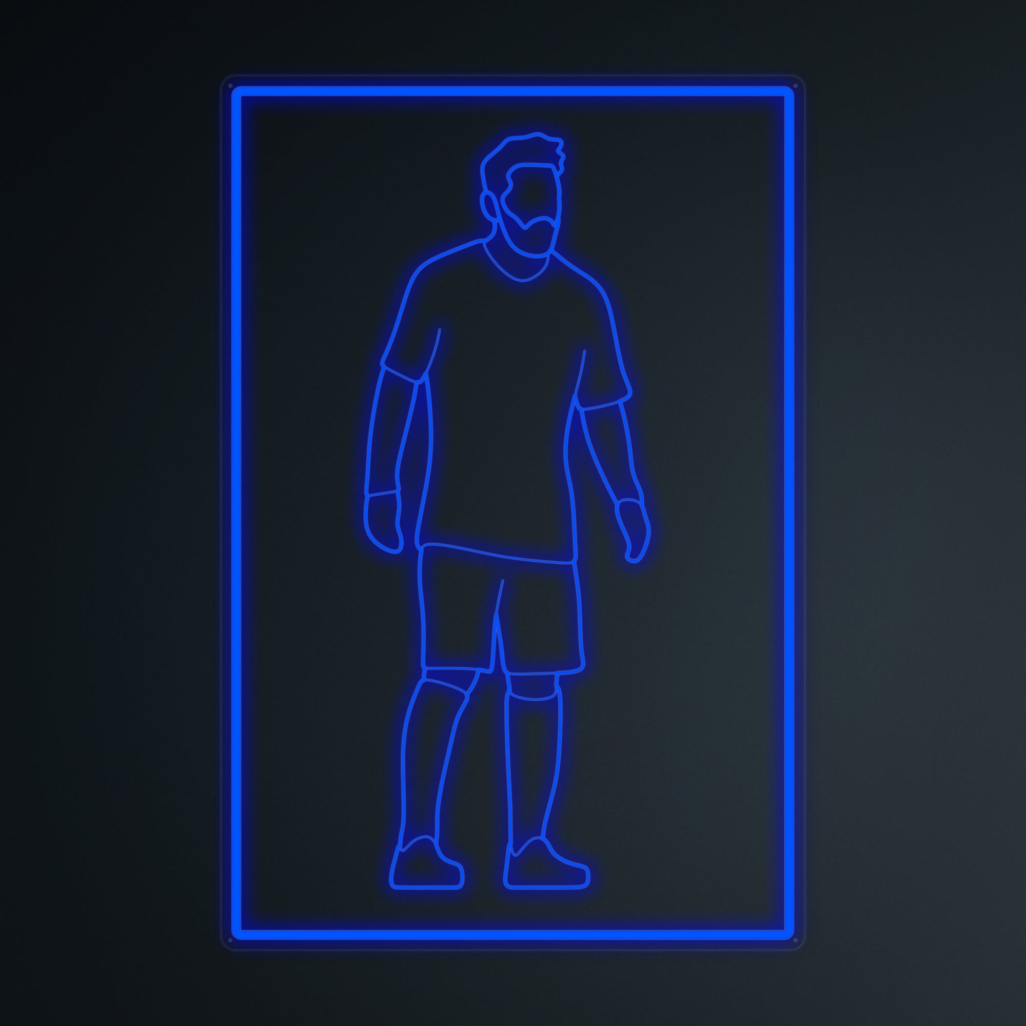 "Fußballspieler 10 Sport" Mini-Neonschild
