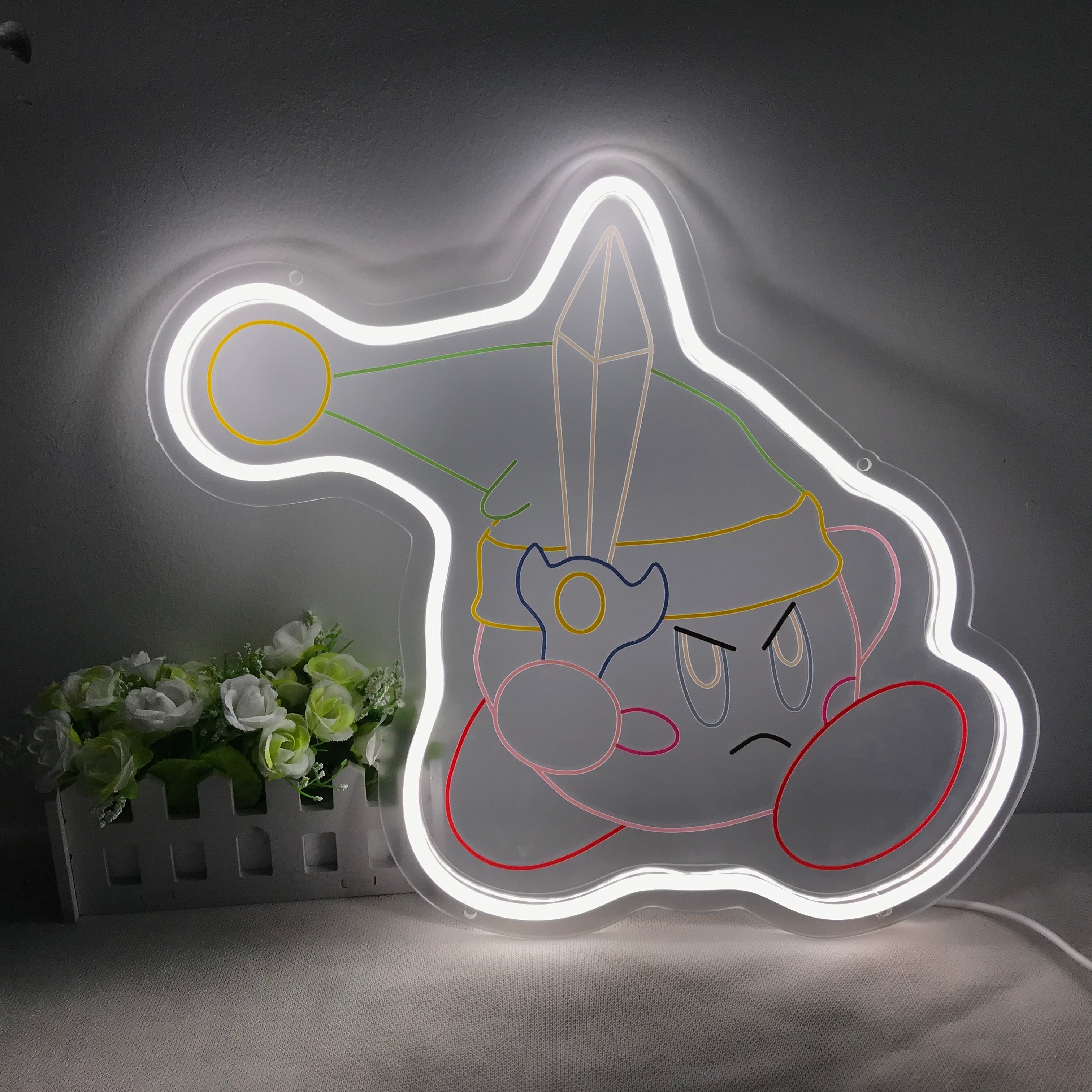 "Schwert und Sworcery, Spiel Wandkunst" Mini Neonschrift