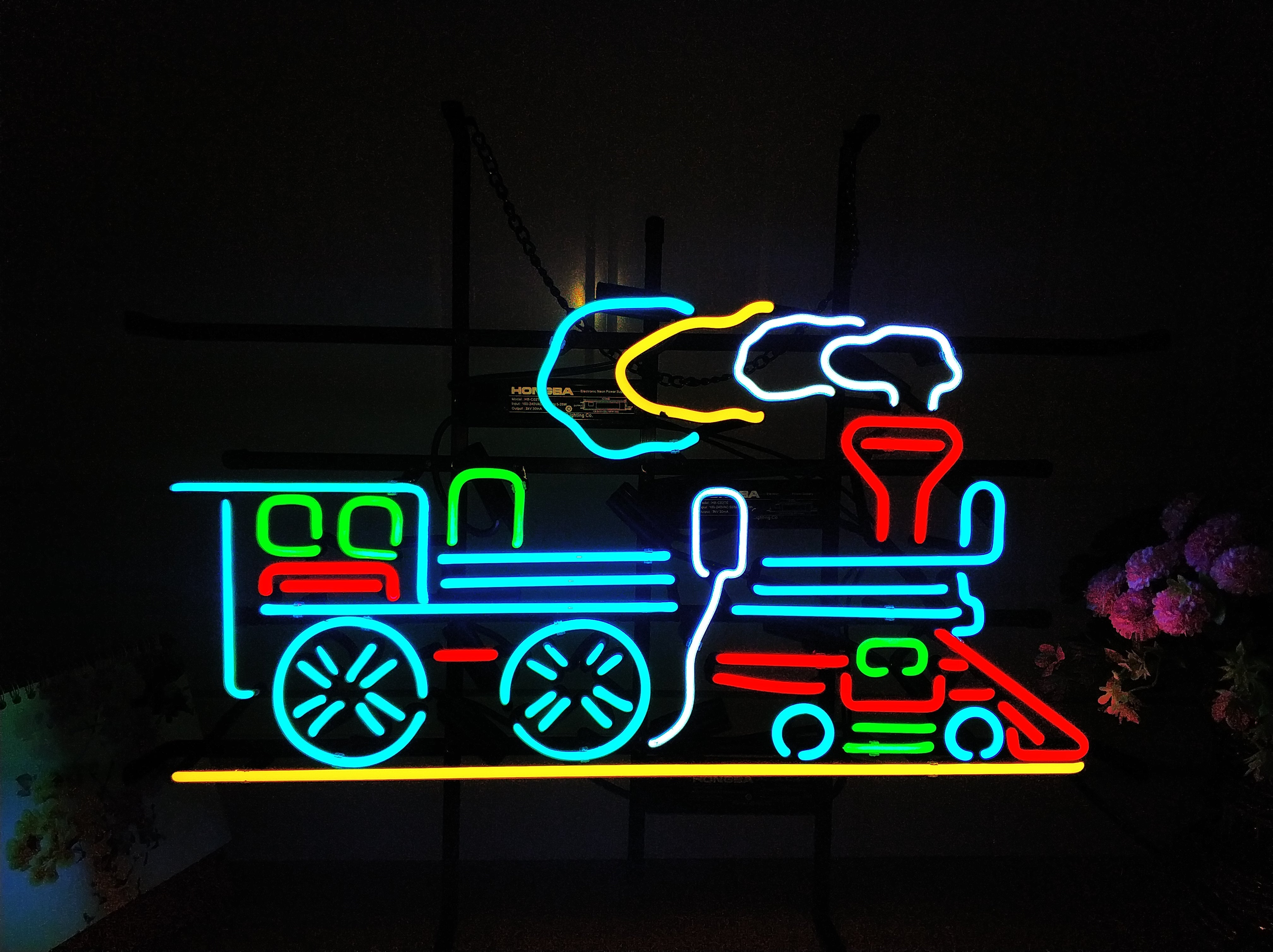"Zug" Neonschrift