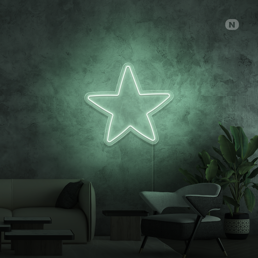 Neon Schild Stern