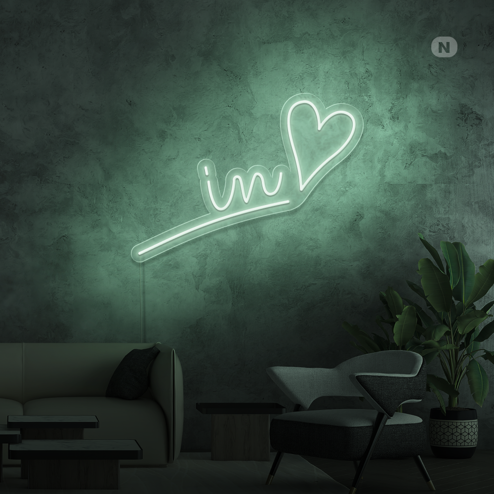 Neon Schild Verliebt
