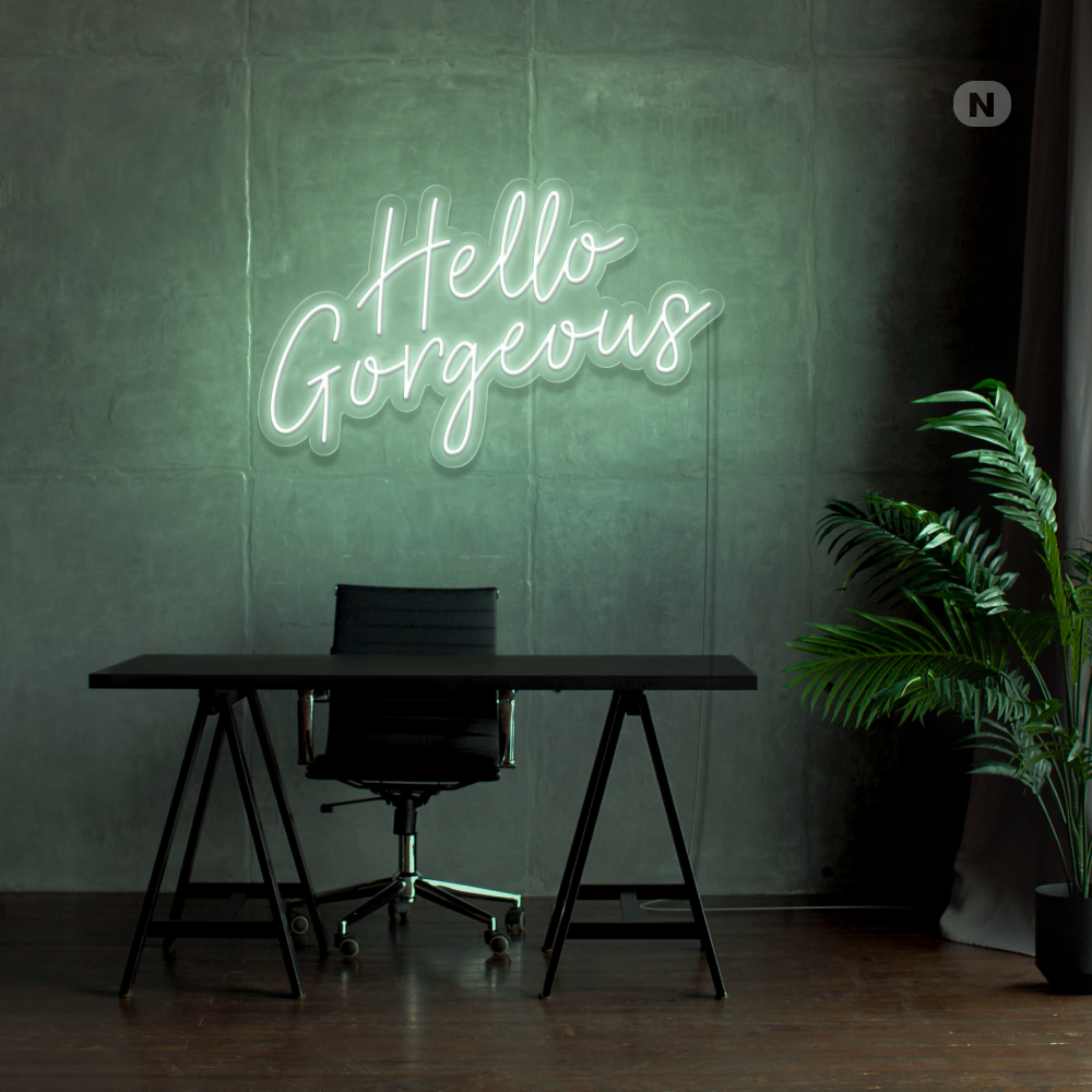 Neon Schild Hello Gorgeous