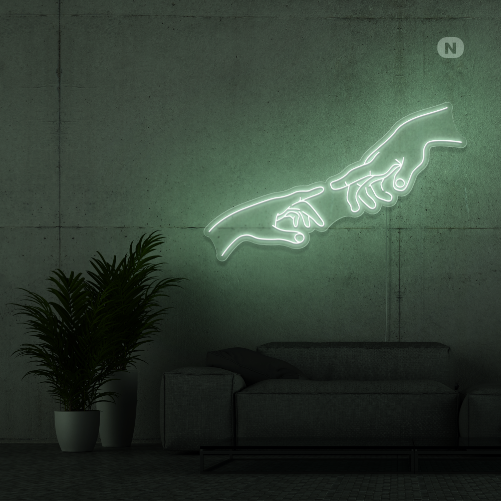 Neon Schild Verbindung
