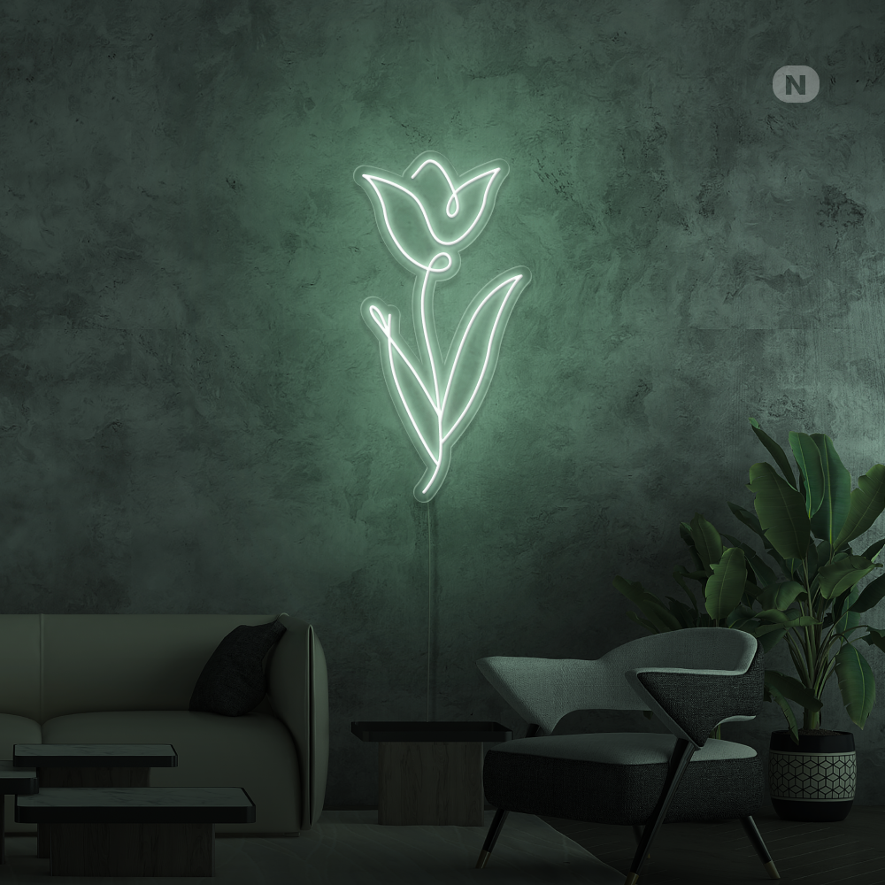 Neon Schild Rose