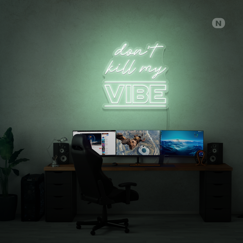 Neon Schild Vibe