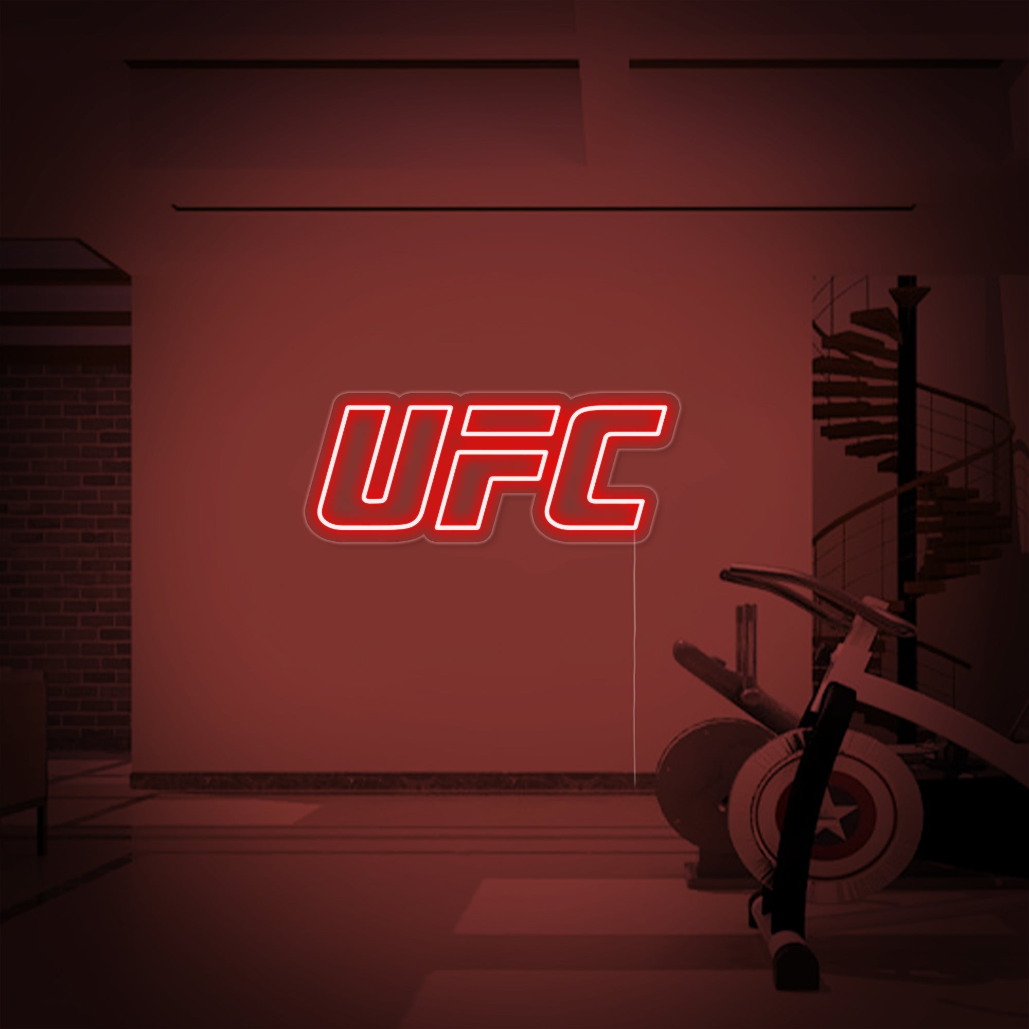 "UFC" Neonschrift