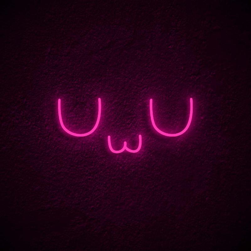 "UwU" Neonschrift