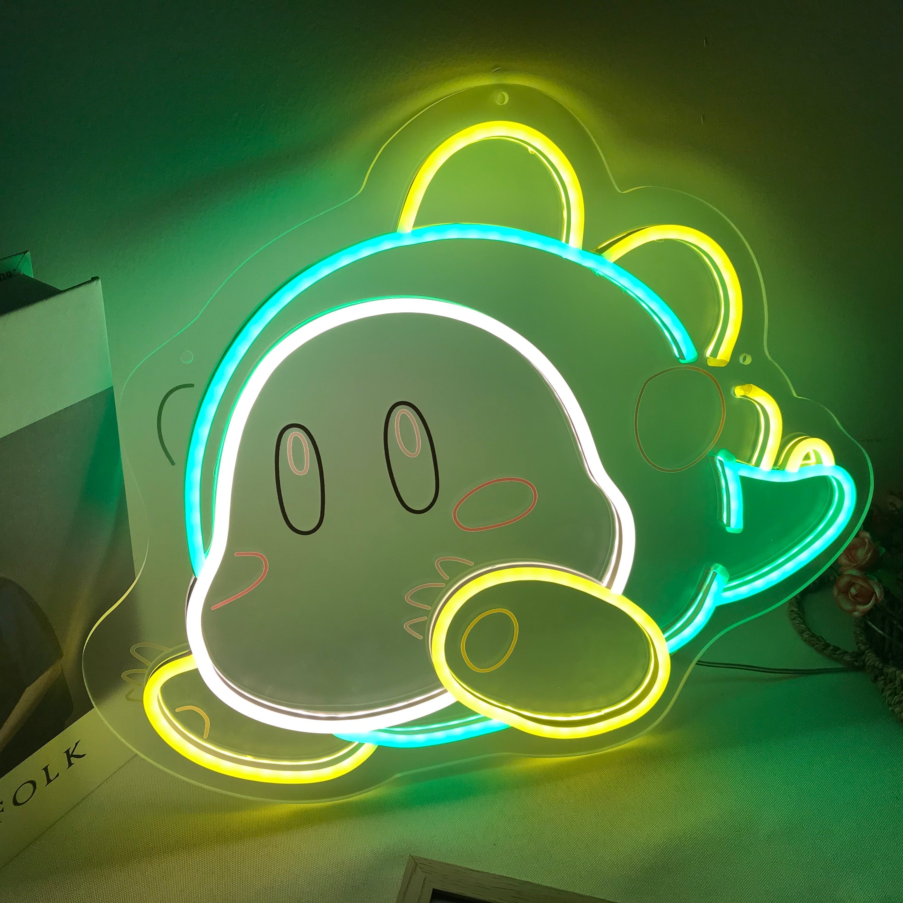 "Waddle Dee, Spiel Wandkunst" Mini Neonschrift