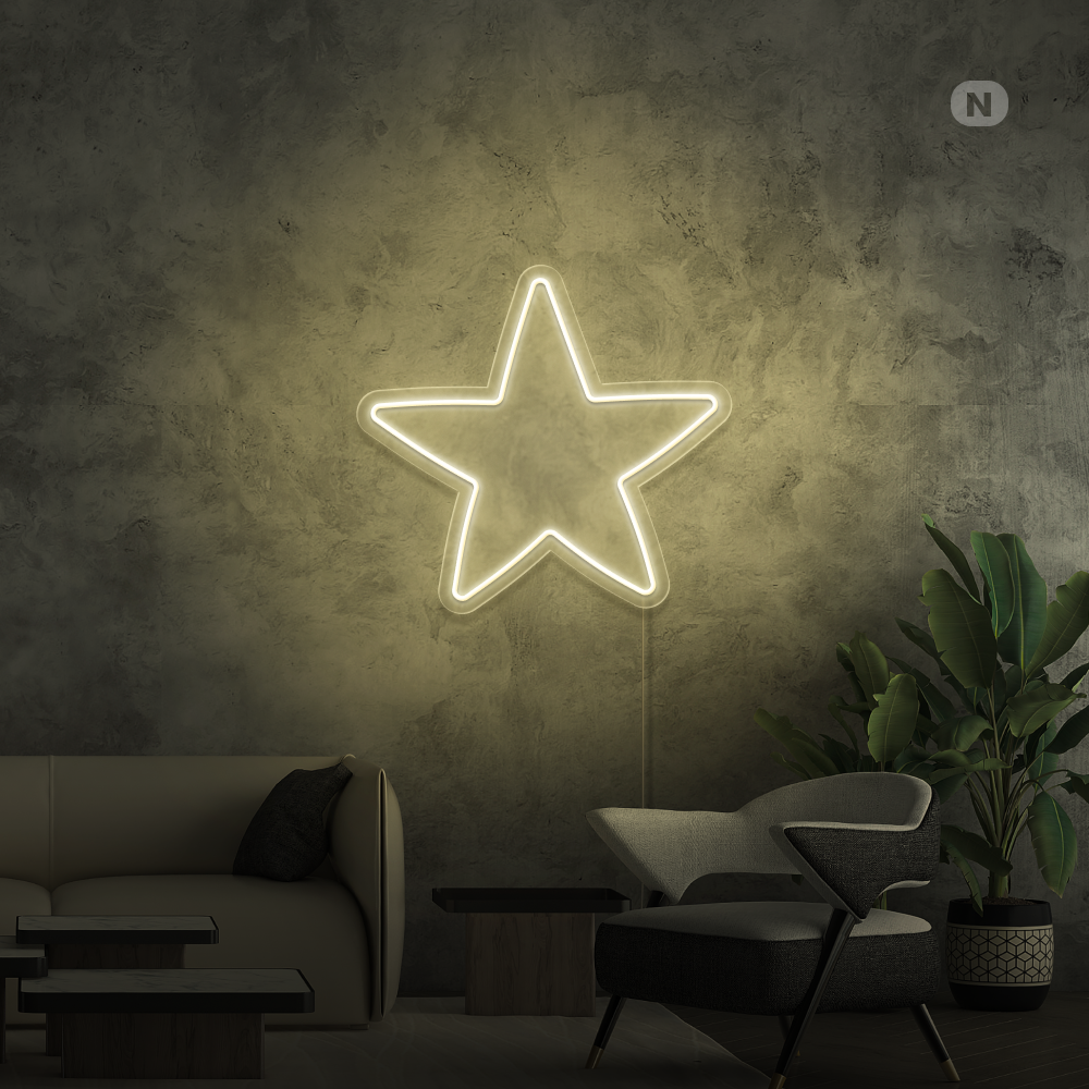 Neon Schild Stern