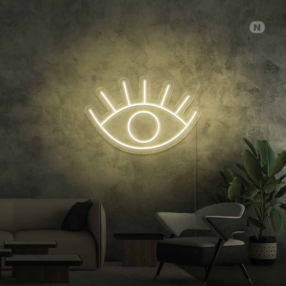 Neon Schild Auge