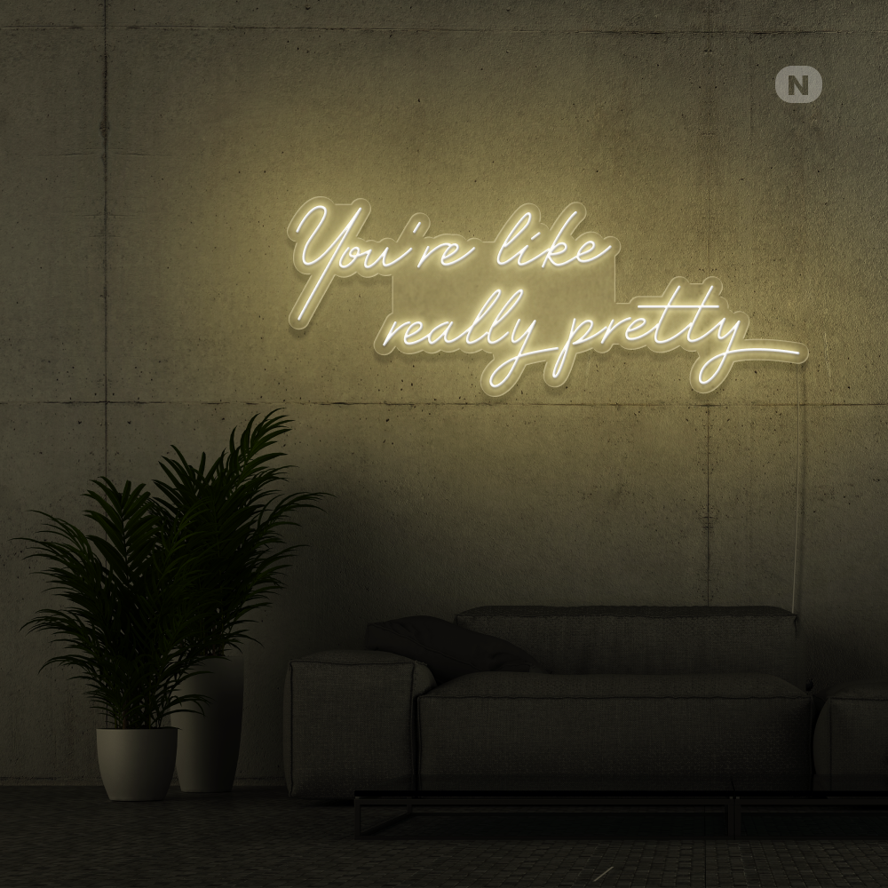 Neon Schild Life Quote