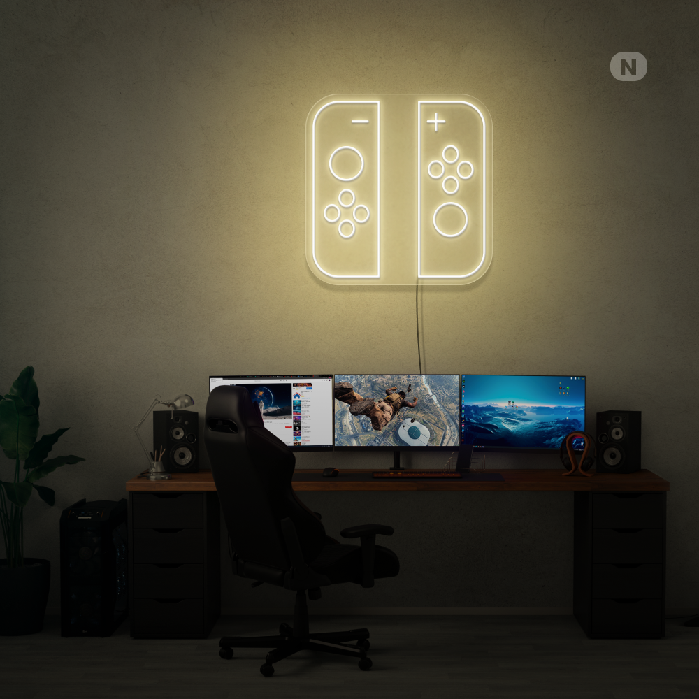 Neon Schild Spielen