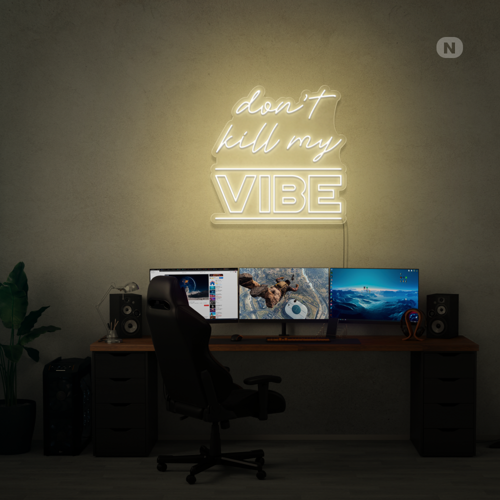 Neon Schild Vibe