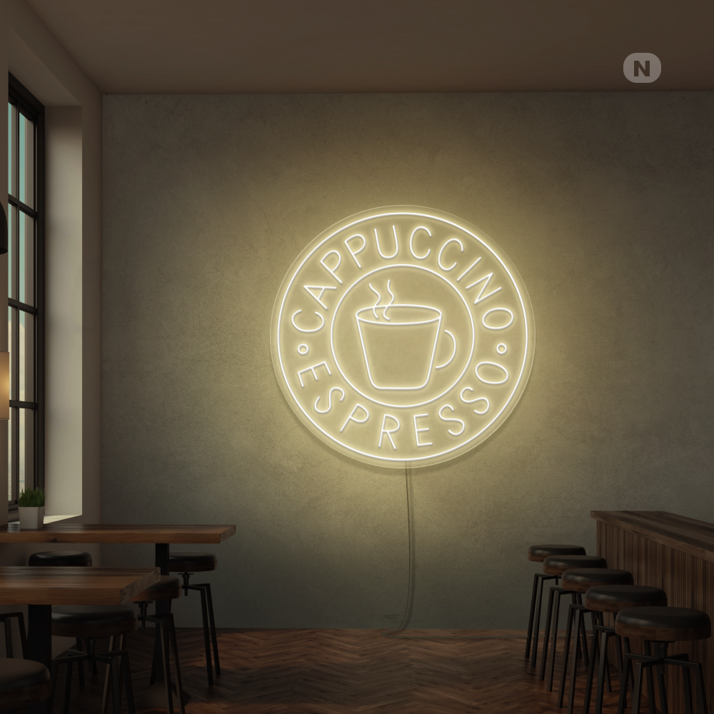 Neon Schild Cappucino Espresso