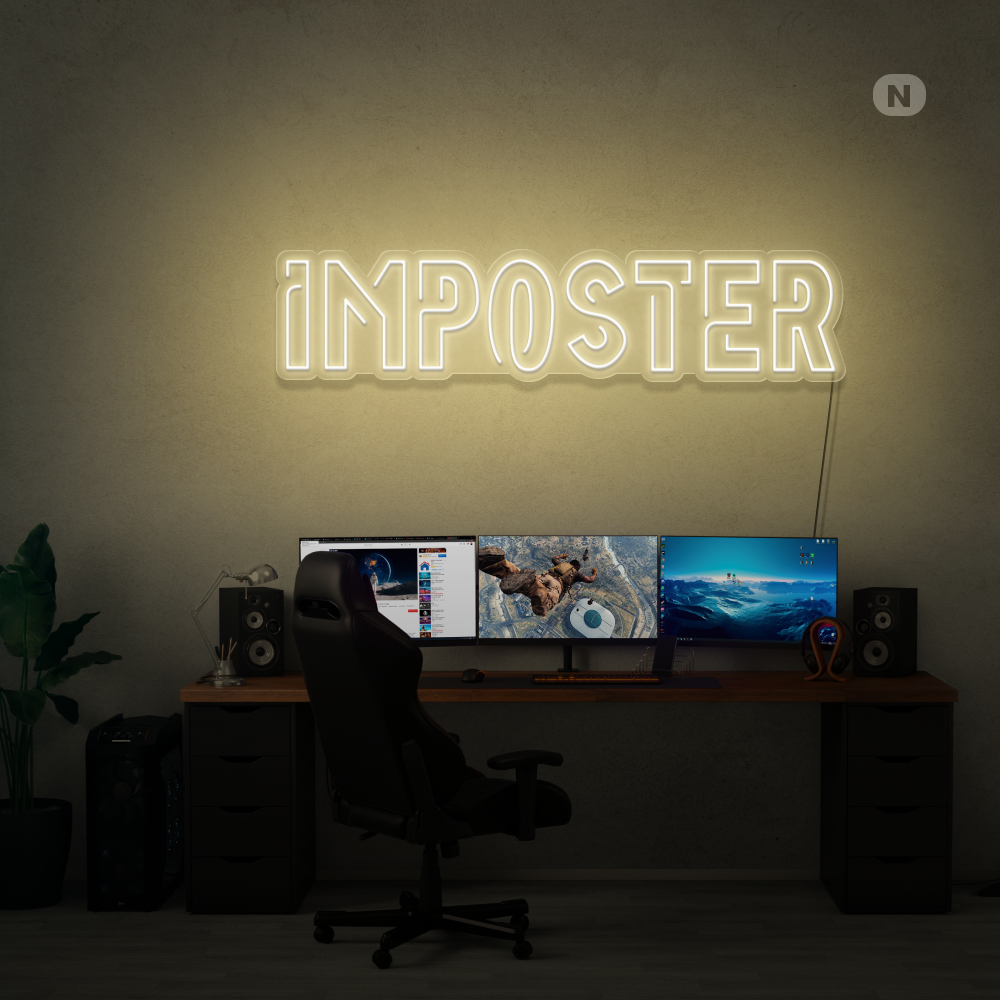 Neon Schild Imposter