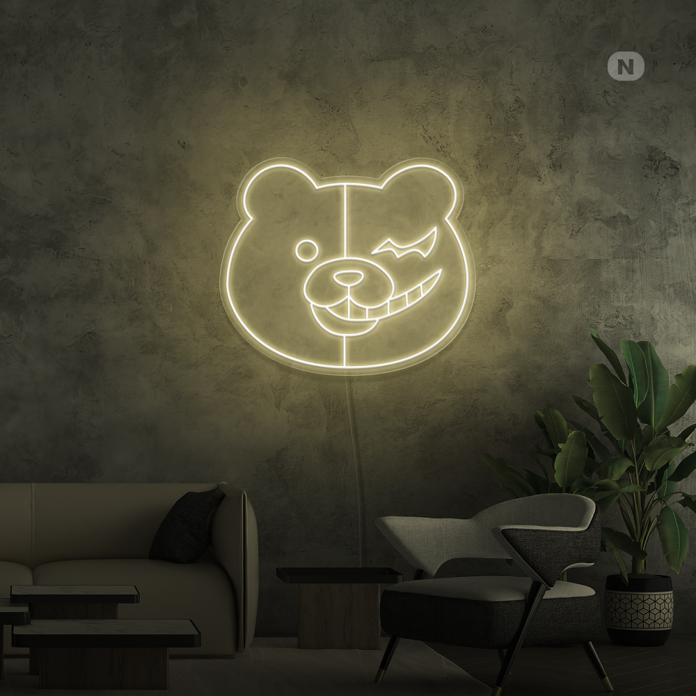 Neon Schild Bär