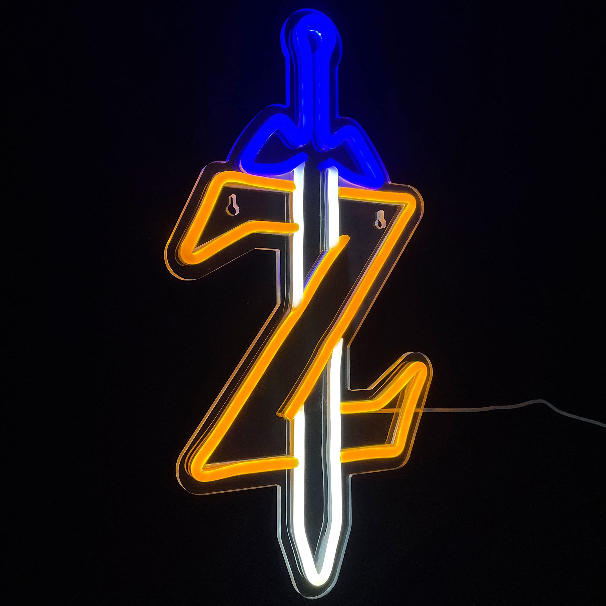 Zelda Schwert Logo Neonlicht