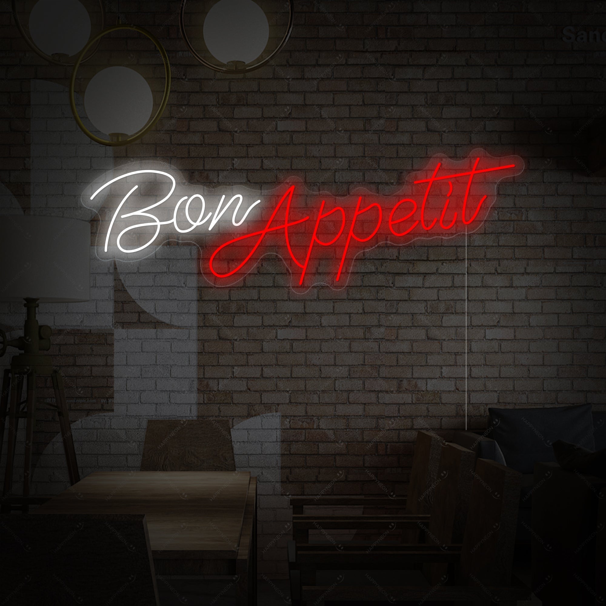 "Bon Appetit" Neonschild