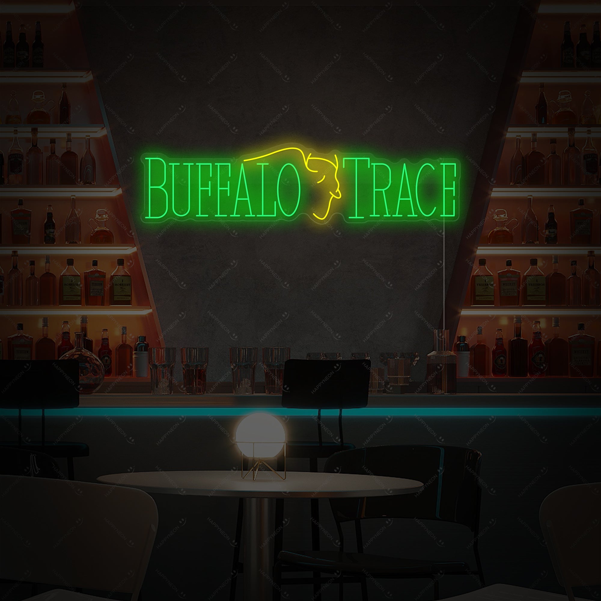 "Buffalo Trace" Neonschild