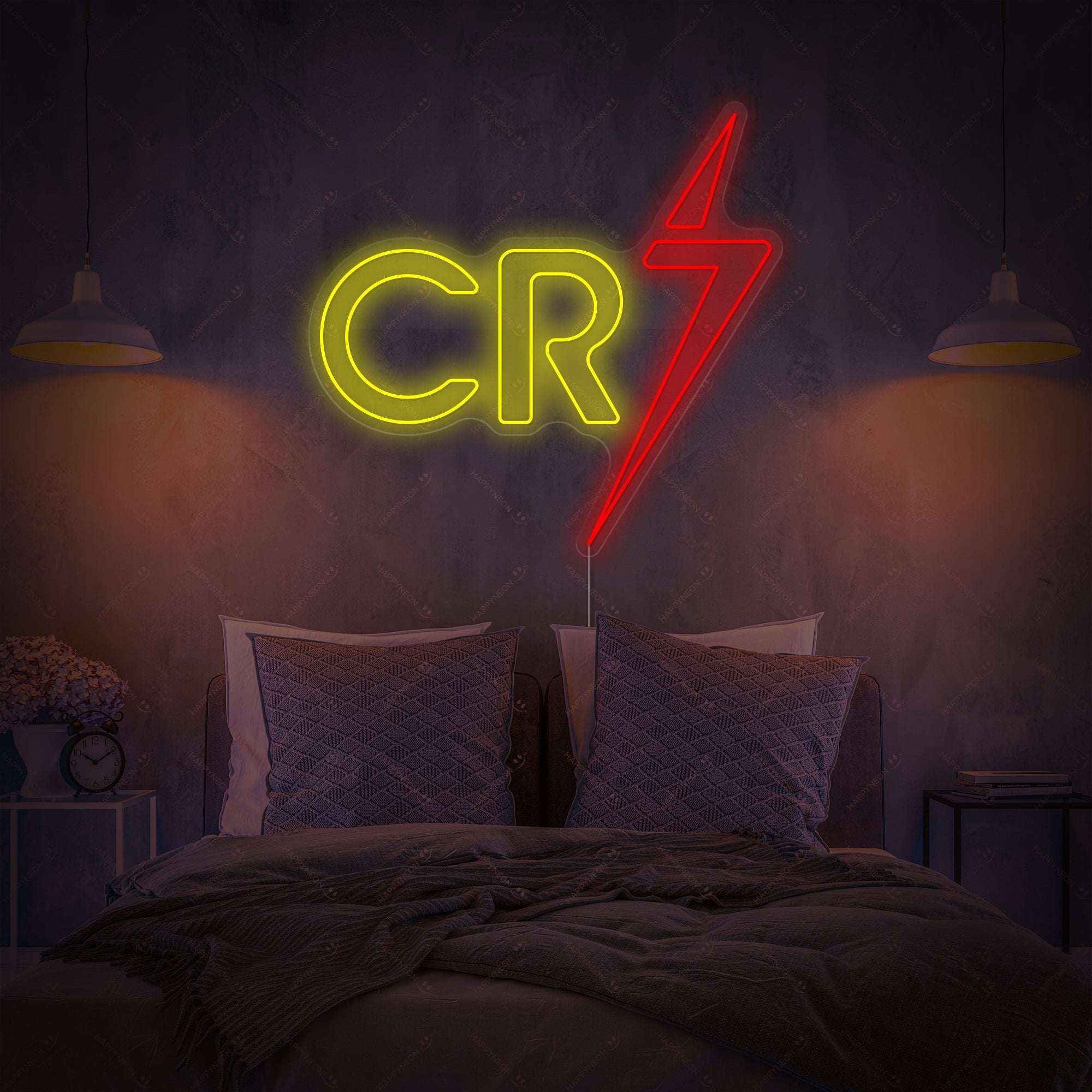 "Cr7" Neonschild
