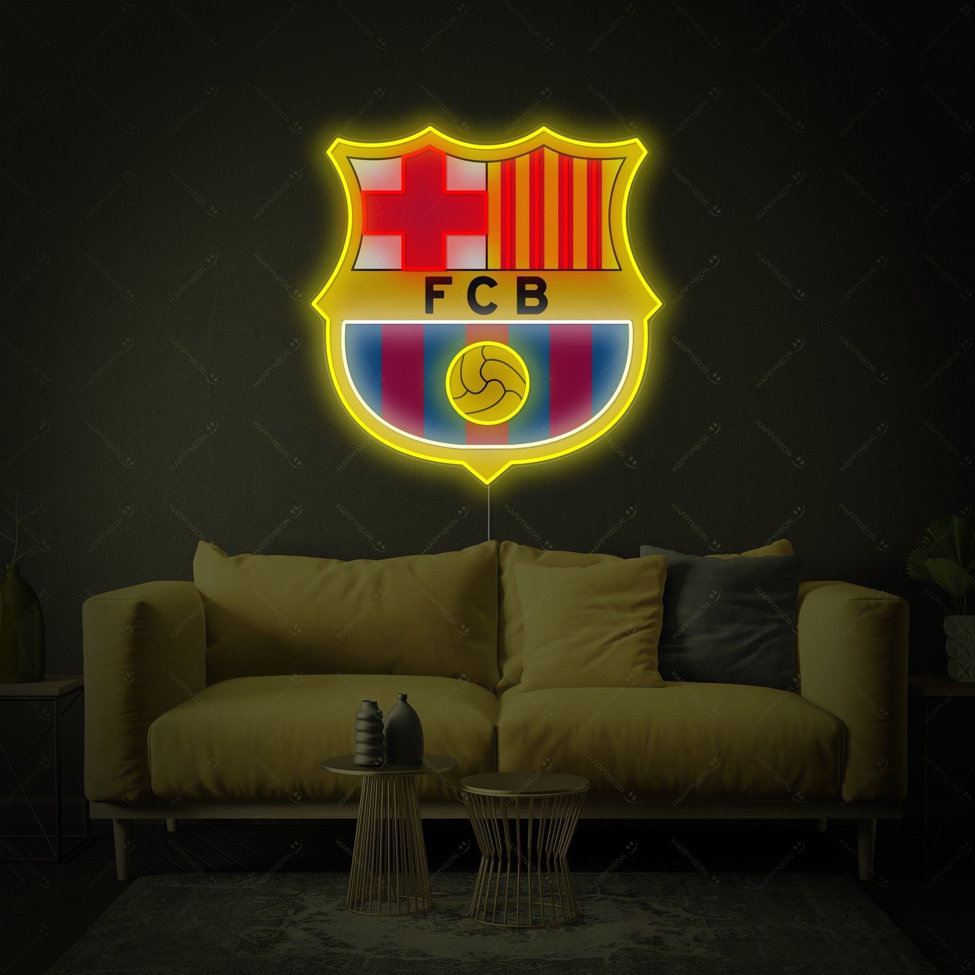 "Fc Barcelona" Neonschild