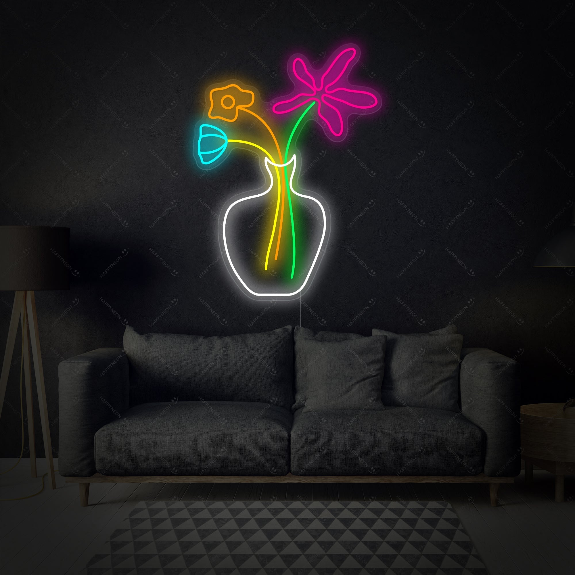 "Blume" Neonschild
