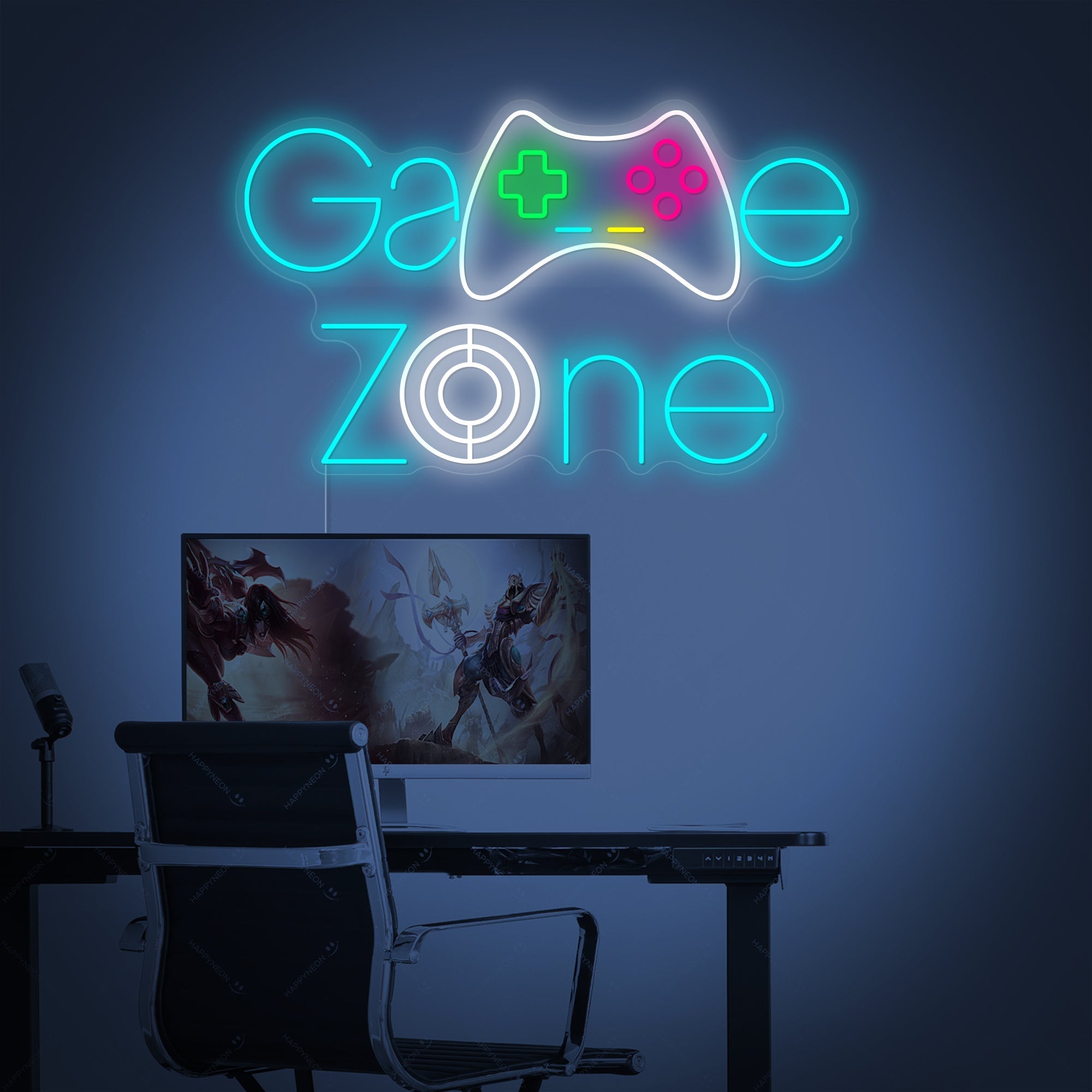 "Game Zone" Neonschild