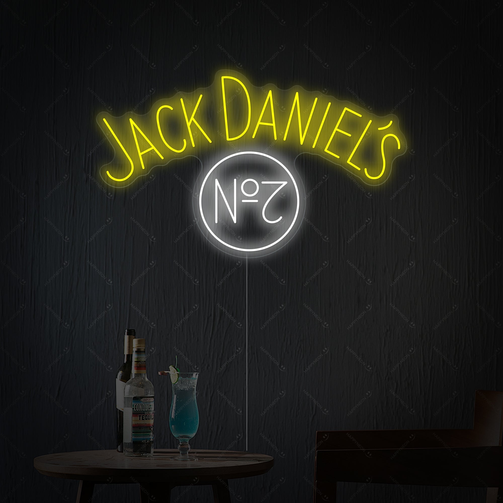 "Jack No.7" Neonschild