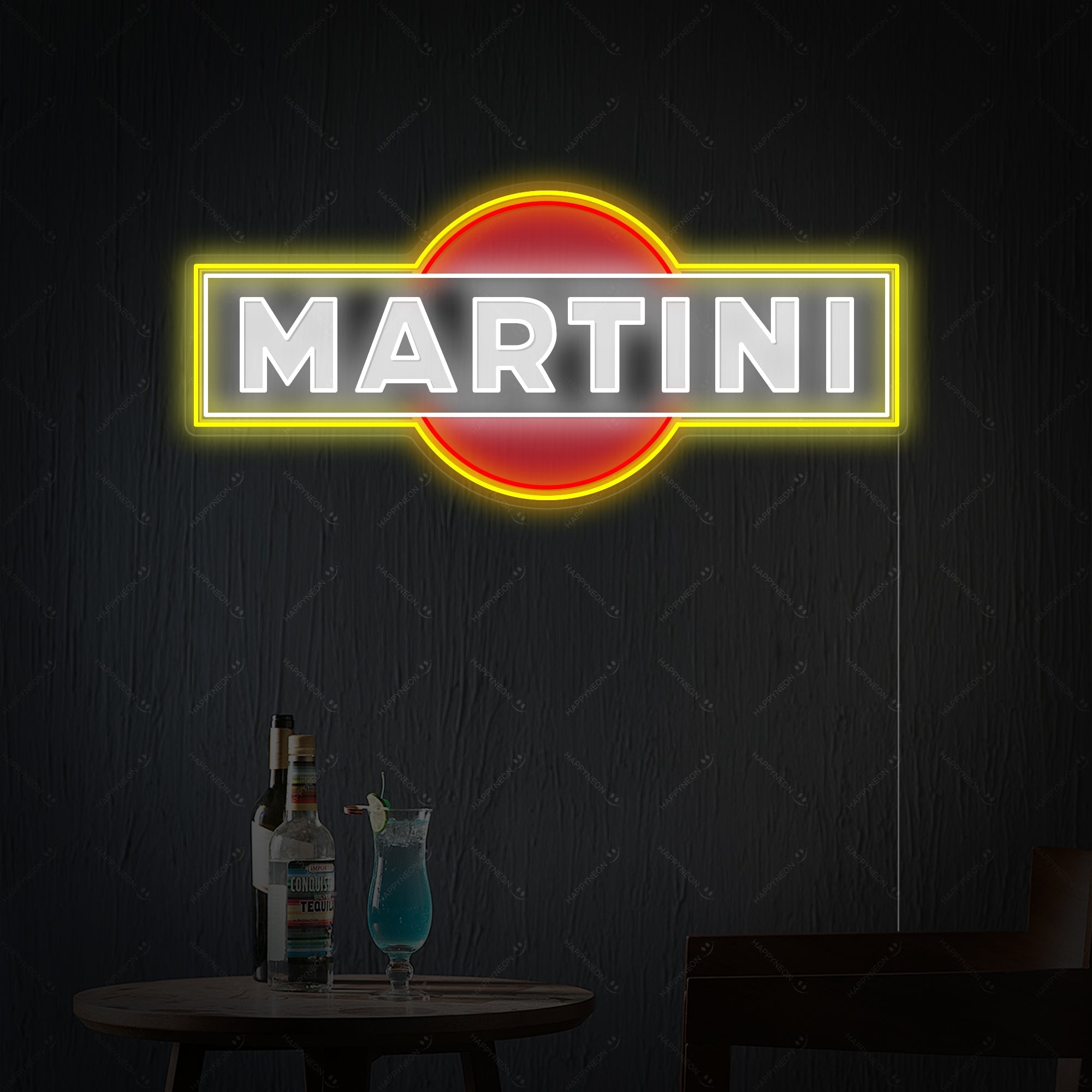 "Martini-Logo" Neonschild