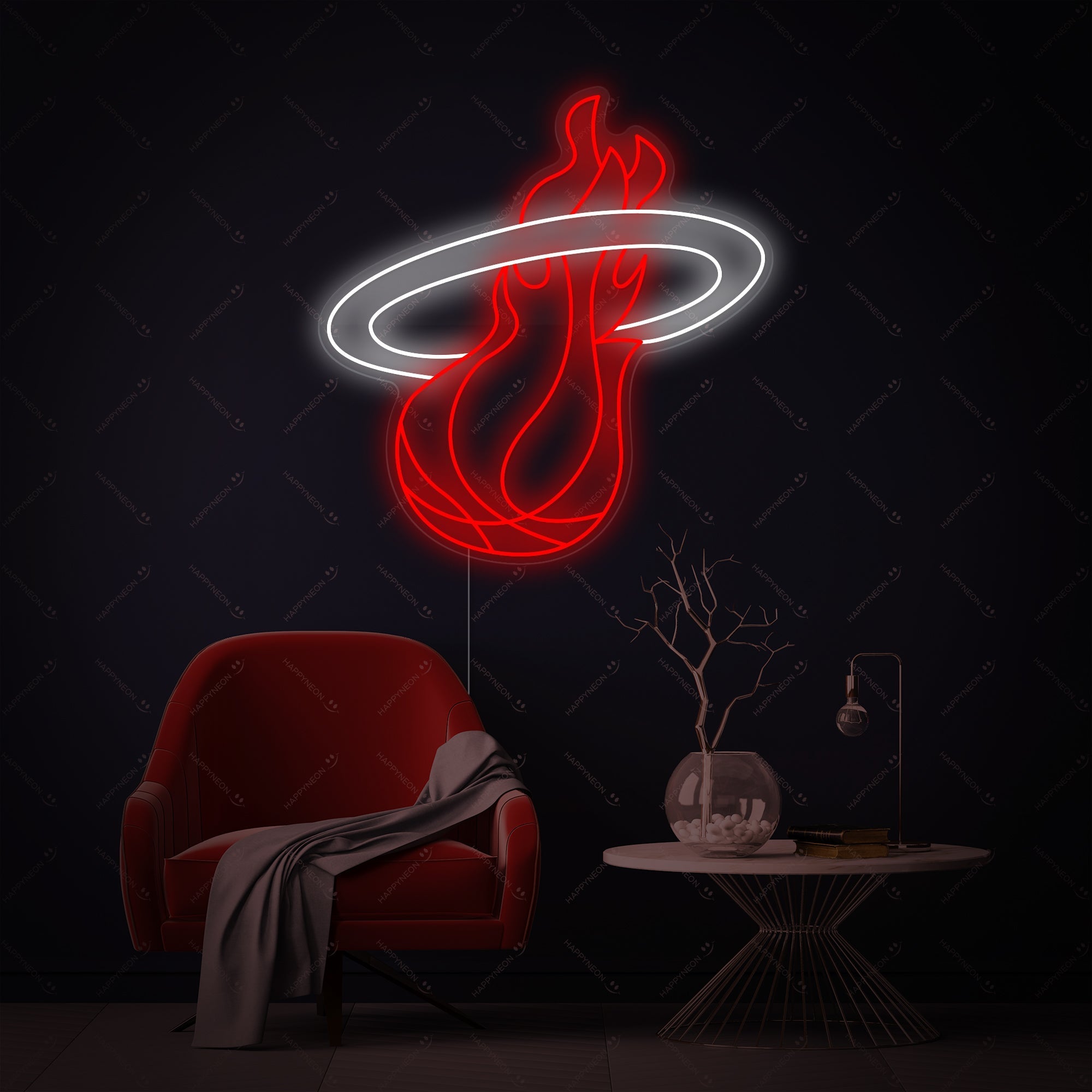 "Miami Basketball Mannschaftslogo " Neonschild